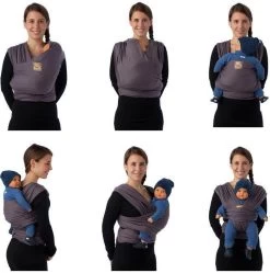 Babylonia - Tricot-Slen Organic - Draagdoek Baby - Silver Blue -Kinderwagens Winkel 1191x1200 7