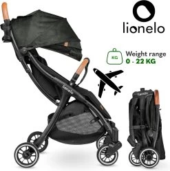 Lionelo Buggy Julie One - Kinderwagen Premium - Automatisch Opvouwen - Wandelwagen Tot 22 Kg - Comfortabele Zitje