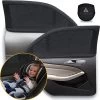 Lifestyle Living Zonnescherm – Overtrek Voor Auto Zijruit - Zonwering Voor Baby En Kind – Zonder Zuignappen – Incl. Hoes – MAX 112 X 51CM
