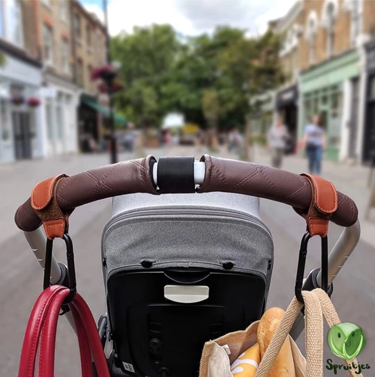 Merkloos Kinderwagen Tassenhaakjes - Haakjes Voor Tassen - Set Van 2 - Extra Stevig - Goedkoop - Buggy Haakjes - Zwart 3 Merkloos Kinderwagen Tassenhaakjes - Haakjes Voor Tassen - Set Van 2 - Extra Stevig - Goedkoop - Buggy Haakjes - Zwart - Afbeelding 3