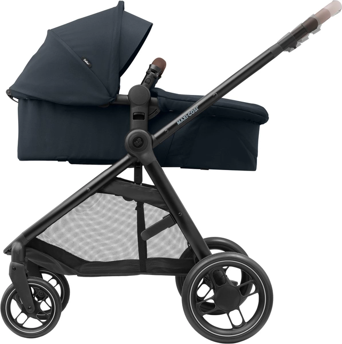 Maxi-Cosi Zelia³ Kinderwagen - Essential Graphite (zwart Frame + Bruin Leer) 5 Maxi-Cosi Zelia³ Kinderwagen - Essential Graphite (zwart Frame + Bruin Leer) - Afbeelding 5
