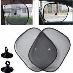 2 Auto Zonneschermen - Raam UV Autozonwering - Sun Blocker Zijraam -Kinderwagens Winkel 1197x1200 6