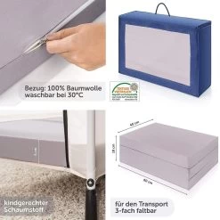 Hauck Dream N Play Campingbedje Set - Met Matras En Muggennet - Beige -Kinderwagens Winkel 1198x1200 19