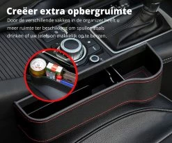 MOVENDO® - Luxe Auto Organizer Bestuurder En Bijrijder - Autostoel Opbergdoos Met Bekerhouder - Opbergen Auto Accessoires - Auto Accessories - Smartphone Telefoon Houder Geschikt Voor Tablet IPad Samsung Tab En Nintendo Switch - Cadeautje -Kinderwagens Winkel 1200x1000 1