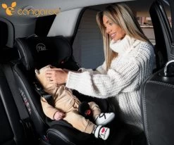 Cangaroo Pilot Black Leather SPS Isofix 360° 0-36 Kg Autostoel Met Zonnekap -Kinderwagens Winkel 1200x1002 1