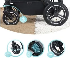 Kinderkraft B-Tour Ash Grey 3-in-1 Combi Kinderwagen Incl. Autostoel KSBTOU00DGR3000 -Kinderwagens Winkel 1200x1002 3