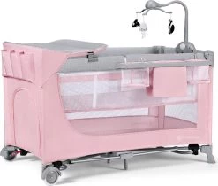 Kinderkraft Campingbed - Leody Met Accessoires - Roze 28 Kinderkraft Campingbed - Leody Met Accessoires - Roze -Kinderwagens Winkel 1200x1021 3