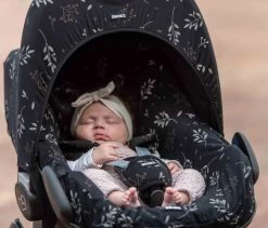 Dooky Seat Cover 0+ Autostoelhoes - Romantic Leaves Black 8 Dooky Seat Cover 0+ Autostoelhoes - Romantic Leaves Black -Kinderwagens Winkel 1200x1023