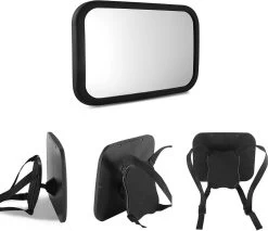 Autospiegel Baby 360° Verstelbaar Voor Hoofdsteun Autostoel -Achteruitkijkspiegel - Achterbankspiegel Kinderen -Baby Veiligheid Accessoires - Zwart -Kinderwagens Winkel 1200x1035 1