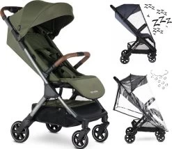 Easywalker Buggy Jackey Emerald Edition Mét Regenhoes én Gratis Muskietennet