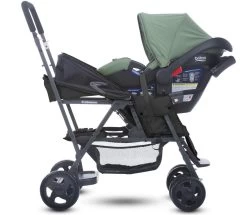 Joovy Caboose Too Dubbele Kinderwagen - Zwart - Duo Buggy -Kinderwagens Winkel 1200x1043