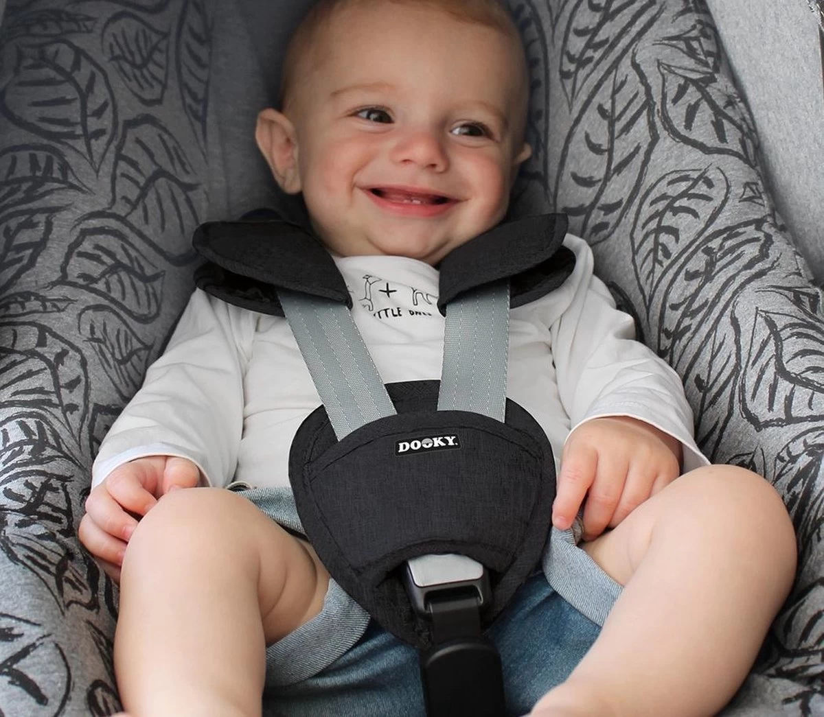 Dooky Gordelbeschermers Universeel Uni Zwart Katoen 2 Dooky Gordelbeschermers Universeel Uni Zwart Katoen - Afbeelding 2