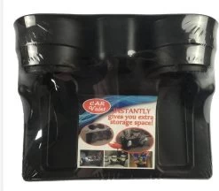 Merkloos Decopatent® Autostoel Organizer - Voor Tussen Auto Stoel / Console - Bekerhouder & Telefoonhouder - Opbergvakken - Auto Organiser -Kinderwagens Winkel 1200x1047 1