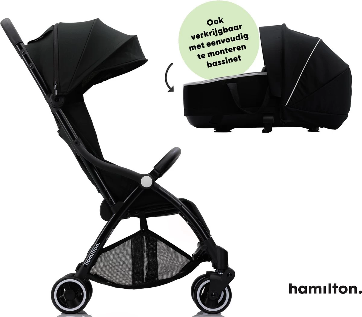 Hamilton By Yoop X1 Plus Buggy – Nieuw, Hoger, Uitgebreider 2023 Model – Premium Stroller Met One Hand Folding Technologie – Zwart – Lichte, Verstelbare En Wendbare Kinderwagen Met Vele Gemakken 6 Hamilton By Yoop X1 Plus Buggy – Nieuw, Hoger, Uitgebreider 2023 Model – Premium Stroller Met One Hand Folding Technologie – Zwart – Lichte, Verstelbare En Wendbare Kinderwagen Met Vele Gemakken - Afbeelding 6