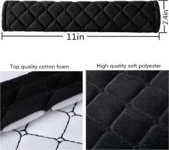 Merkloos Gordelbeschermer Sets Zwart Auto Autostoel Vrachtwagen Safety Belt Cushion Pads -Kinderwagens Winkel 1200x1063