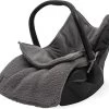 Jollein Voetenzak Voor Autostoel & Kinderwagen - Teddy - Storm Grey
