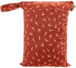 HappyBear | Wetbag - Savanna | Luiertas | Twee Waterdichte Vakken | Met Ophanglus