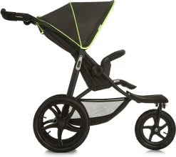 Hauck Runner Kinderwagen - Zwart/Neon Geel -Kinderwagens Winkel 1200x1076 2