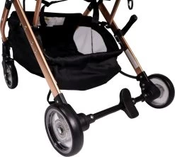 Ding Vivo Wandelwagen - Beige/Rose - Inklapbare Buggy - Inclusief Boodschappenmandje En Zonnekap -Kinderwagens Winkel 1200x1080 3