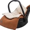 Jollein Voetenzak Voor Autostoel & Kinderwagen - Bliss Knit - Caramel