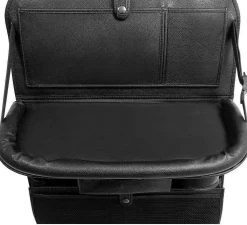 RAMBUX® - Autostoel Organizer Met Tray - Organizer Auto Stoelhoes Met Uitklapbare Tafel - Duurzaam Mat Zwart PU Leer Kunstleer - Tablethouder - Telefoonhouder - Fleshouder -Kinderwagens Winkel 1200x1093