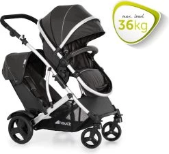 Hauck Duett 2 Duo Kinderwagen - Zwart -Kinderwagens Winkel 1200x1100 3