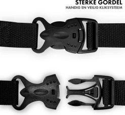 Brioso Fietsstoeltje Achter – Achterzitje Fiets – Kinderzitje Fiets - Zandgrijs/rood -Kinderwagens Winkel 1200x1104 4