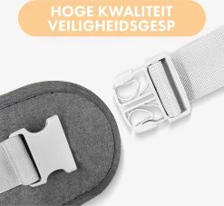 Deryan Pack Light Luxe Heupdrager - Ergonomische Draagzak + Opbergvakjes Grijs -Kinderwagens Winkel 1200x1104 9