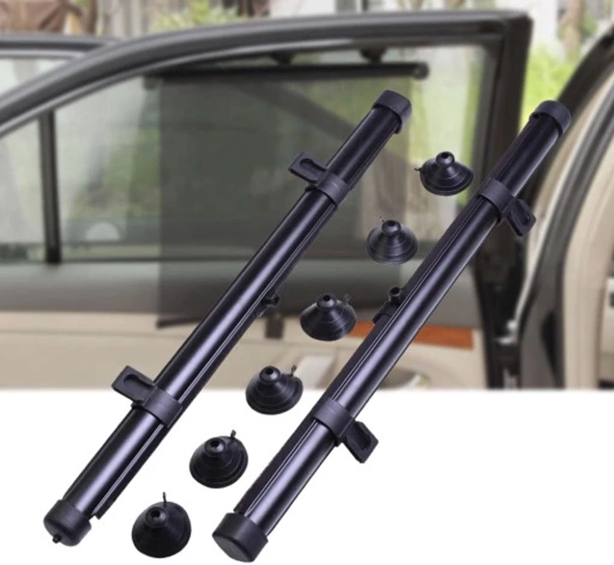 Zonnescherm Auto - Zonwering - Zijruit - UV Protectie - 2 Stuks - Oprolbaar - Rheme 4 Zonnescherm Auto - Zonwering - Zijruit - UV Protectie - 2 Stuks - Oprolbaar - Rheme - Afbeelding 4