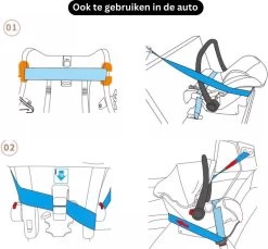 Merkloos BrightWise Luxe Kinderwagen 3 In 1 Van Voldoet Aan Alle Europese Veiligheidscertificaten - Wandelwagen - Kinderwagen 3-in-1 Incl Autostoel - Kinderwagen Maxi Cosi – Buggy 3 In 1 - Newborn - Zwart -Kinderwagens Winkel 1200x1113 10