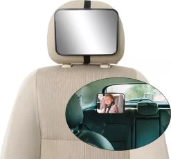 Autospiegel Baby - Achteruitkijkspiegel - Baby Autospiegel - Babyspiegel Auto - Baby Veiligheid - Kinderspiegel - Baby Auto - Zwart -Kinderwagens Winkel 1200x1116 1