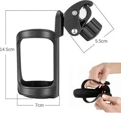 Merkloos Bekerhouder Kinderwagen -360 Graden Draaibaar - Flessenhouder - Fiets - Buggy - Step - Flessen En Beker Houder -Kinderwagens Winkel 1200x1119 2