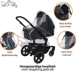 Universele Regenhoes Kinderwagen Met Kijkvenster – Buggy Hoes Universeel – Tegen Regen En Miezer Buggy – Doorzichtig -Kinderwagens Winkel 1200x1121 1