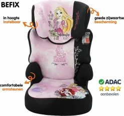 Disney - Autostoel BEFIX FIRST - Groep 2 En 3 - Van 15 Tot 36 Kg - ANWB "Goed Getest" - PRINSESSEN -Kinderwagens Winkel 1200x1122 6