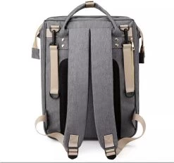 Luier- En Verzorgingstas - Luiertassen - Baby Rug Tas Met Isoleervak - Incl Flessen Verwarmer - Luiertas - Unisex/Jongens/Meisjes - Grijs - Luier Tas - Verzorgingstas Baby - Uitschuifbaar Verschoon/ Slaap Bedje - Incl Matrasje Baby - USB Poort -Kinderwagens Winkel 1200x1125 6