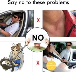 Merkloos Gordelbeschermer - Universele Gordelhoes - 2 Stuks - Zwart -Kinderwagens Winkel 1200x1126