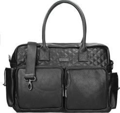 Kidzroom Vision Of Love Luiertas - Zwart - Verschoonmatje - Verstelbare Schouderband -Kinderwagens Winkel 1200x1126 8