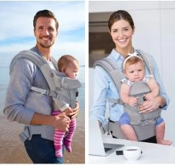 Deryan Ergonomische Draagzak - Buikdrager 4-in-1 Grijs -Kinderwagens Winkel 1200x1127 11