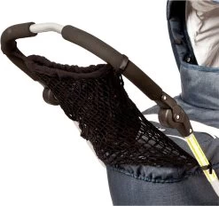 Boodschappennet Kinderwagen – Buggynet Met Binnentas – Boodschappennetje – Buggy Net – Netje Voor Wandelwagen – Boodschappentas – Buggynetje Zwart