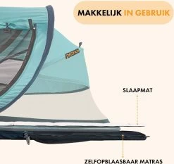 Deryan Peuter Luxe Campingbedje – Inclusief Zelfopblaasbare Matras - Ocean -Kinderwagens Winkel 1200x1132 7