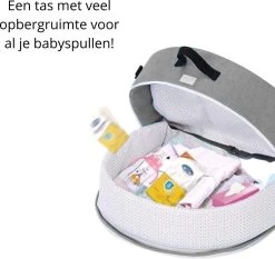 Campingbedje - Camping Bed - Compact Camping Bedje - Baby Nestje - Inclusief Klamboe - Baby Tentje - Grijs - Luxe Campingbedje -Kinderwagens Winkel 1200x1134 6