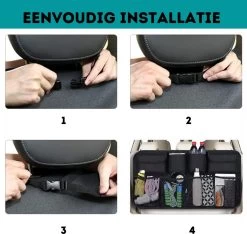 W&Z® Auto Organizer - Autostoel Organizer - Kofferbak Organizer - Zwart -Kinderwagens Winkel 1200x1137 1