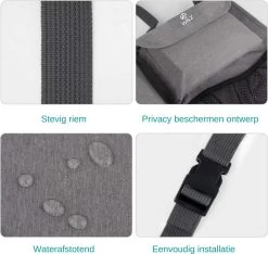 W&Z® Auto Organizer - Autostoel Organizer - Kofferbak Organizer - Grijs -Kinderwagens Winkel 1200x1139 2