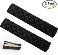 Merkloos Gordelbeschermer Sets Zwart Auto Autostoel Vrachtwagen Safety Belt Cushion Pads -Kinderwagens Winkel 1200x1141 3
