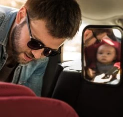 Autospiegel Baby 360° Verstelbaar Voor Hoofdsteun Autostoel -Achteruitkijkspiegel XL- Achterbankspiegel Kinderen -Baby Veiligheid Accessoires - Zwart -Kinderwagens Winkel 1200x1142 3