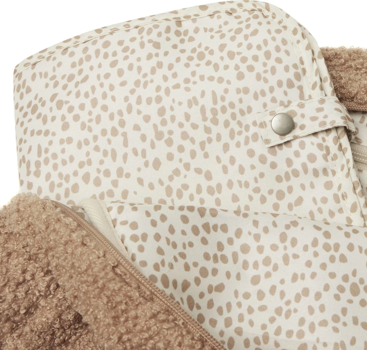 Jollein Luiertas Rugzak Boucle - Biscuit 15 Jollein Luiertas Rugzak Boucle - Biscuit - Afbeelding 15