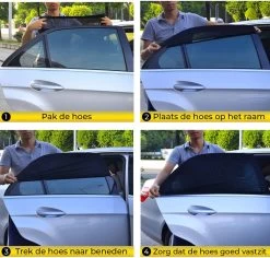 MostEssential Premium Zonnescherm Auto Baby – Zonnescherm Auto Zijruit - Zonwering Auto Voor Baby En Kind – UV Protectie - Zonder Zuignappen - Inclusief Luxe Opbergtas -Kinderwagens Winkel 1200x1147 2