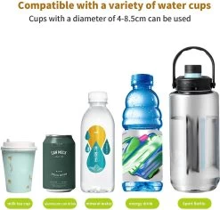 BOTC 2 In 1 Bekerhouders & Telefoonhouder - Cup Organizer Voor Kinderwagen, Fiets, Rolstoel, Walker - Zwart -Kinderwagens Winkel 1200x1147 3