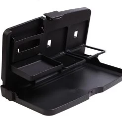 TDR- Universele Auto Eettafel Voor De Achterbank, Veelzijdig Inklapbaar, Met Beker- En Flessenhouder, Organizer Voor Mobiele Telefoon Voor In De Auto - Zwart -Kinderwagens Winkel 1200x1148