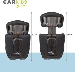 Carkids Verstelbaar Kinderautostoeltje Zwart En Rood | Kinderautostoel Groep 1-2-3 | Kinderen Van 9 Maanden-12 Jaar | 9-36 Kg -Kinderwagens Winkel 1200x1150 15